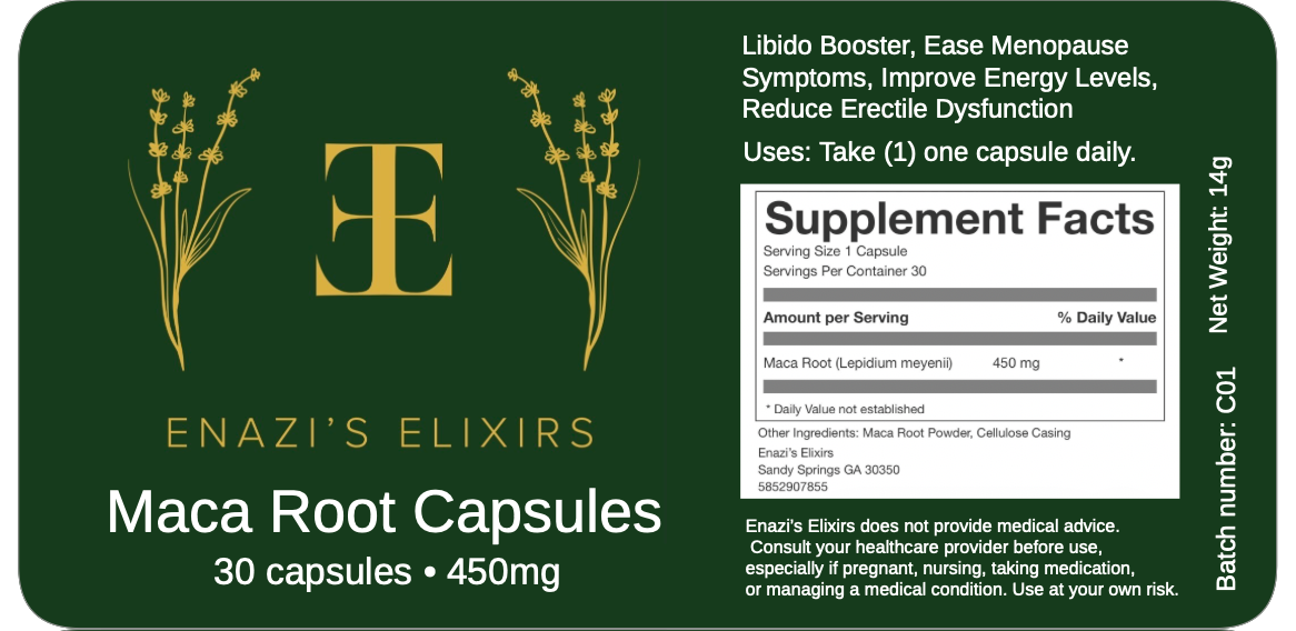 Maca Root Capsules