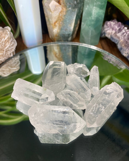 double terminated clear quartz healing crystals